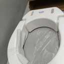 3.5" Hinged Elevated Toilet Seat Riser, Fits Standard Round Toilet
Flip-Up Easy to Clean, Tool-Free Under-Seat Attachment, Supports 300 lbs, Reduces Knee Strain for Seniors & Post-Hip Surgery