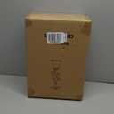 Touch Control Table Lamp with 2 USB Charging Ports, 3-Way Dimmable Bedside Nightstand Lamps, Amber Glass Shade Vintage Rural Leaf Lamp for Living Room, Bedroom, Dresser, LED Bulb Included (Bronze)