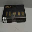 5 in 1 Blow Dryer Brush, Upgrade Hair Dryer Brush Air Curler Air Curling Wrap Styler, Detachable Hot Air Brush Negative Ion Curling Brush Iron, Hair Styling Tools for Drying Curling Straightening (Black Gold)