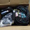 Electric Pressure Washer with Hose Reel, 3900 PSI 2.5GPM Power Washer with 4 Quick Connect Nozzles and Foam Cannon, High Pressure Cleaning Machine for Cars/Patios/Diverway/Fences