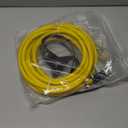 Kanayu 25FT NEMA 5-20 Extension Cord, 5-20P Male Plug to 5-20/5-15R Female Receptacle, 20 Amp T-Blade Outlet Extension Power Cord with Indicator Light, 12 AWG, ETL Listed