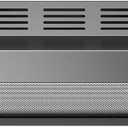 Comfee' Range Hood 30 Inch Ducted Ductless Vent Hood Durable Stainless Steel Kitchen Hood for Under Cabinet with 2 Reusable Filter, 200 CFM, 2 Speed Exhaust Fan (Black)
