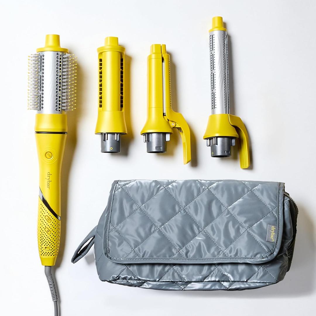 Drybar All-Inclusive Air + Active Heat 8-in-1 Multi-Styler, for Fast Drying, Long-Lasting Curls, Blowouts, Sleek Styles - Wet or Dry Styling Made Easy, 120V