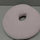 RQUXMT Piercing Pillow for Side Sleepers with Ear Hole, Donut CNH Pillow, Pressure Reduction, Skin-Friendly Washable Adjustable Ear Cushion (Large, Cotton, Light Pink)