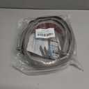 Vinyl Floor Transition Strip Door Threshold Self Adhesive 36 inch, Thresholds for Doorways, Edge-Reducer Transition-Strips for Door/Floor (Wood Grain Gray)