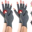 2 Pairs Arthritis Compression Gloves for Women Men for Rheumatoid, Osteoarthritis, Carpal Tunnel Pain,Computer Typing