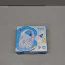 iClever BTH12 Kids Bluetooth Headphones,Colorful LED Lights Kids Headphones Wireless,74/85dBA Safe Volume,85H Playtime,Fast Charging,Bluetooth 5.2,Over Ear,Built-in Mic for iPad/Tablet/Airplane,Blue