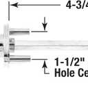 Prime-Line GD 52169 Keyed T-Handle, 5/16 In. x 4-5/8 In. Square Shaft, Diecast Construction, Chrome