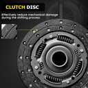6DCT250 DPS6 Auto Transmission Clutch Kit with Clutch Release Fork Lever Compatible with Dual Ford Focus Fiesta 2011-2019 B-Max 2012-2019 Ecosport 2013-2019, Repalce# 602000800