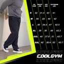 Mens Corduroy Casual Pants Warm Straight Leg Loose Fit with Pockets Drawstring Elastic Waist Vintage Sweatpants Baggy (Medium, Black Marbled Stripe)