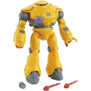 Mattel Disney and Pixar Lightyear Action Figure & Accessories, Battle Equipped Zyclops Robot Toy with Projectiles, Blasting & Eject Action