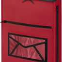 Mail Slot Catcher Bag, Indoor Mail Catcher Felt Made, High Capacity Mail Slot Cover, Space Saving, Self-Adhesive, Red Mail Bag, Home Hardware Accessories