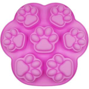 Chocolate Molds,7-Cavities Silicone Cat's Paw Mold for Chocolate,Candy,Cake Decoration,Jelly,Candles