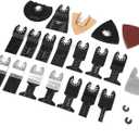 Oscillating Saw Blades, Universal Saw Accessories Saw Blades Kit, Oscillating Multi Tool Blades 26Pcs for Metal Plastics Wood