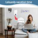 Baby Safety Outlet Cover Box, Outlet Covers, Plug Covers for Electrical Outlets, Socket Covers for Outlets Fit 5.9 (1 Pack-with wire exit)