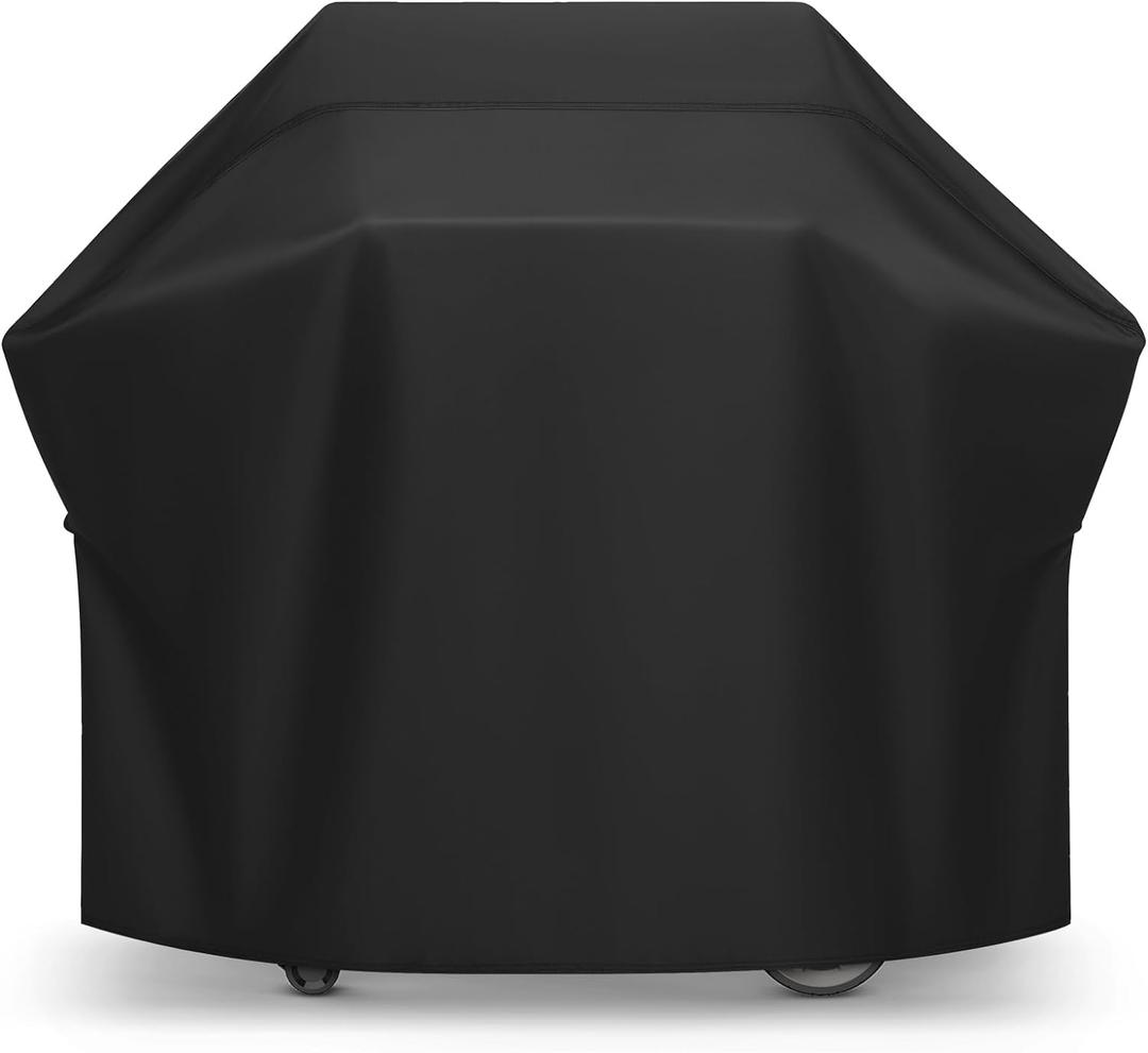 BBQ Cover 52 Inch, Grill Cover for Outdoor Grill, Waterproof and Fade Resistant Outdoor Barbecue Gas Grill Cover, All Weather Protection, Fits Weber, Char Broil, Nexgrill and and More Grills