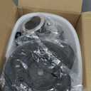 GANIZA Food Processors, Electric Food Chopper with Meat Grinder & Vegetable Chopper - 2 Bowls (8 Cup+8 Cup) with Powerful 450W Copper Motor - Includes 2 Sets of Bi-Level Blades for Fruits/Meat/Nuts (Black)