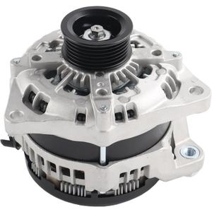 Alternator 225A 12V 6-Groove Pulley Compatible with Ford F-150,Explorer,Edge,Police Interceptor Sedan/Utility,Special Service Police Sedan & Lincoln MKZ,MKX,MKT,Continental,Replace 11629N