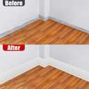 Wall Baseboard Molding Trim 4 Inch x 26 Feet Peel and Stick Trim Molding Flexible Self-Adhesive Vinyl Cove Base Trim Strip for Wall, Floor, Corner and Home Decor, White