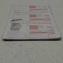 1099 INT Interest Tax Forms 2024 4 Part, 25 Pack of Interest Income Laser Forms Designed for QuickBooks and Accounting Software, 25 Self Seal Envelopes Included