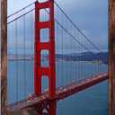 BESCRCL 18x27 Picture Frame Brown, Poster Frames Wall Hanging, Display Pictures 18 x 27 without Mat, 1 Pack