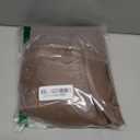 NICETOWN Pinch Pleated Linen Cafe Curtains Tiers 36 Inches Long for Kitchen Over Sink, 2 Panels Set Farmhouse Light Filtering Sheer Short Window Covering, 26" W x 36" L, Taupe