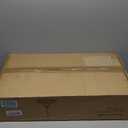 Farmhouse Wagon Wheel Chandelier 47" Black Rustic Light Fixtures 18-Light Wood Round Chandelier for Foyer Living Room Entryway Dining Room (Walnut)