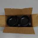 16 Pcs Soy Sauce Dishes Black Plastic Dipping Bowls Bulk, 1.7oz Dip Bowl Set Wheat Straw Small Bowls Set, Small Dip Bowl For Dipping Tomato Sauce, Soy, BBQ and Other Party Supplies (Black)