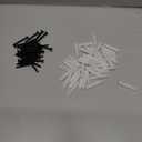 M4 Black Wood Screws Kit 80  pcs Phillips Flat Head Self-Tapping Drywall Screws Assortment with Screw Anchors Set for DIY Projects and Electronic Accessories