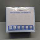 36-Piece Food Storage Containers with Lids(18 Container & 18 Lid), Plastic Food Containers for Pantry & Kitchen Storage and Organization, BPA-Free, Leak Proof, Reusable with Labels & Pen