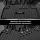 Custom for 2011-2019 Toyota Sienna Cargo Mats Trunk Liner All Weather TPE Protection Mat Accessories (for 2011-2019 Toyota Sienna)