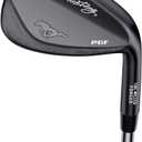 PGF Golf Mustang Forged High Toe Golf Sand Wedge Set for Men[52 Degree/RH/Black]