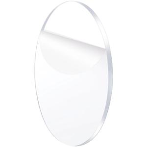 ADTDA 1 Pieces 1/4" Clear Circle Acrylic Sheet,24 Inch Diameter Plexiglass Sheets Round for Cake Discs,Plexiglass Table Top, Backdrops and DIY Display Projects Craft