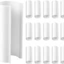 Jetec 16 Pcs PVC Pipe Clamps Greenhouses Strap Clips 2.4 Inches Long Summer PVC Water Pipe Clamps Strap Clips for Woodworking(for 1 Inch PVC Pipe,White)