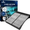 KURIMUP CF10930 Premium Cabin Air Filter with Activated Carbon, Fit for Subaru Crosstrek (2016-2017), Forester (2009-2018), Impreza (2008-2016), WRX (2015-2021), XV Crosstrek (2013-2015)