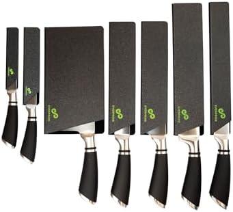 EVERPRIDE 5 Piece Knife Guard Set, Universal Blade Cover Knife Sheaths for Chef and Kitchen Knives Durable Knife Edge Guards Include Multiple Sizes to Protect Your Full Set of Knives