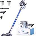 Lubluelu Cordless Stick Vacuum Cleaner, Lightweight 235W Brushless Motor, Rechargeable Battery, Self-Standing Design, Handheld for Carpet, Hard Floor, and Pet Hair