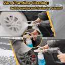 Raincovo Foam Cannon with Short Pressure Washer Gun, Dual Connector Accessories, Snow Soap Attachment for Car Wash, 5 Nozzles Tips with Holder, 1/4 Quick Connect, Additional 1.1 mm Orifice Nozzle