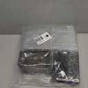 Yardwe Disposable Sushi Box with Lid 100Pcs Take Out Containers for Sushi Fruit Desserts Cake Carrier Black Durable Food Storage Boxes for Restaurants Food Trucks Parties 5.5X3.3X1.2 Inch