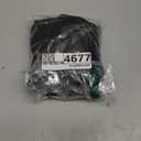 Homaxy 100% Cotton Waffle Weave Kitchen Dish Cloths, Ultra Soft Absorbent Quick Drying Dish Towels, 12 x 12 Inches, 12-Pack, Black