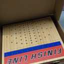 21 Inches Horse Racing Game, Horse Race Board Games with 11 Luxury Metal Horses,Thickened Wood Chessboard,Chips,Cards and Dice, Classic Wooden Table Top Board Games for Adults and Family