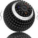 Vibrating Massage Ball 4-Speed High-Intensity Fitness Yoga Massage Roller, Relieving Muscle Tension Pain & Pressure Massaging Balls (Black)