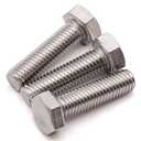 3 x 1/4-20 x 1/2" (20 PCS) Stainless Steel Hex Bolts, Hex Head Screws, Full Thread, Coarse Thread, Plain Finish, Machine Thread, Stainless Steel 304 (18-8)