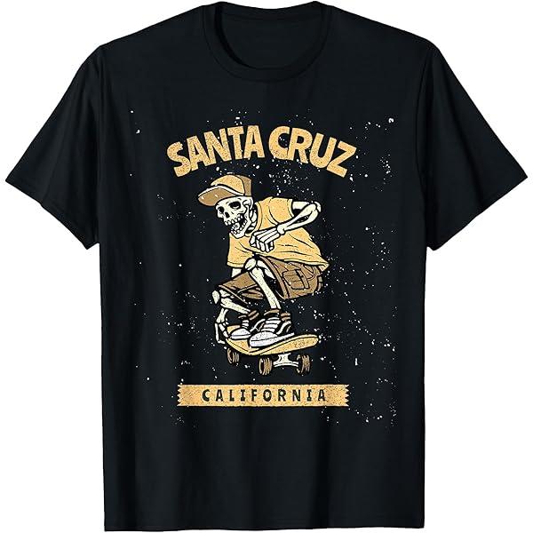 Gildan T-Shirt Black L Santa Cruz