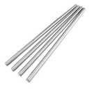 4pcs 3/8"-16 Fully Threaded Rod, 304 Stainless Steel Long Threaded Screw, 12" Length, Right Hand Threads (3/8"-16)