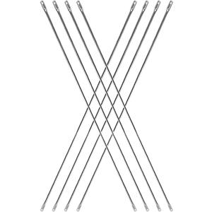 VEVOR Scaffolding Cross Brace 6ft x 4ft, 4-Pack Solid Carbon Steel Scaffold Cross Supports, X-Shaped Scaffolding Safety Accessory with Rust-Proof & Corrosion-Proof Galvanized Surface, Silver