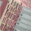 5 x Thinkor- Repositionable Bible Tabs, 66 Pink Theme Laminated Tabs for Women, Thinkor for Study Bible