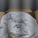 Feather Down Comforter California King Size, 108x98 Inches All Season White Extra Fluffy Cal King Duvet Insert with Corner Tabs, Hotel Bedding Comforter, Machine Washable