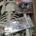 Life Size Posable Human Skeleton Halloween Decoration Value 2 Pack- Adult 5' 4" & Child 2' - Articulated Limbs Stay in Place, Weather Resistant Indoor/Outdoor- Upgrade Fall Haunted House Party Props