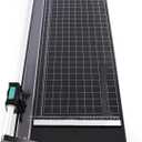 Manual Heavy Duty 36 Inch Rolling Cutter Precision Rotary Paper Trimmer for Photo Paper, Film, Art Paper Jam, Office Paper, Thin Plastic Soft Board, PVC,Cutting Table,Professional Rolling Trimmer